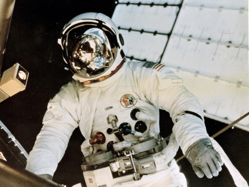 Astronaut Jack Lousma on Skylab 3 Spacewalk