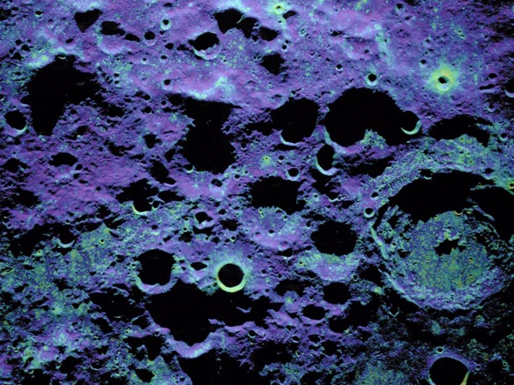 Radar Image of the Moon