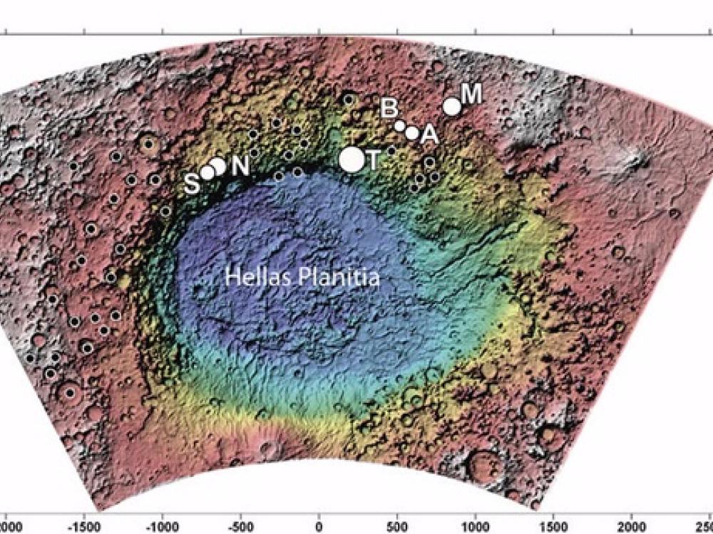 Crater Terby, Mars