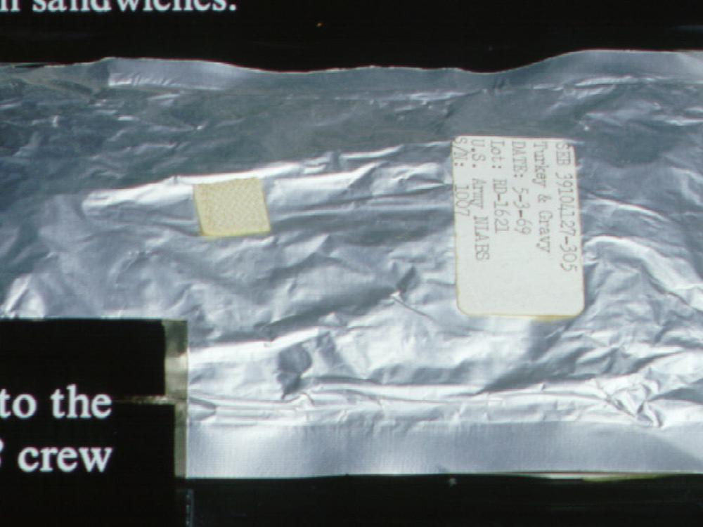 Apollo Space Food Turkey and Gravy