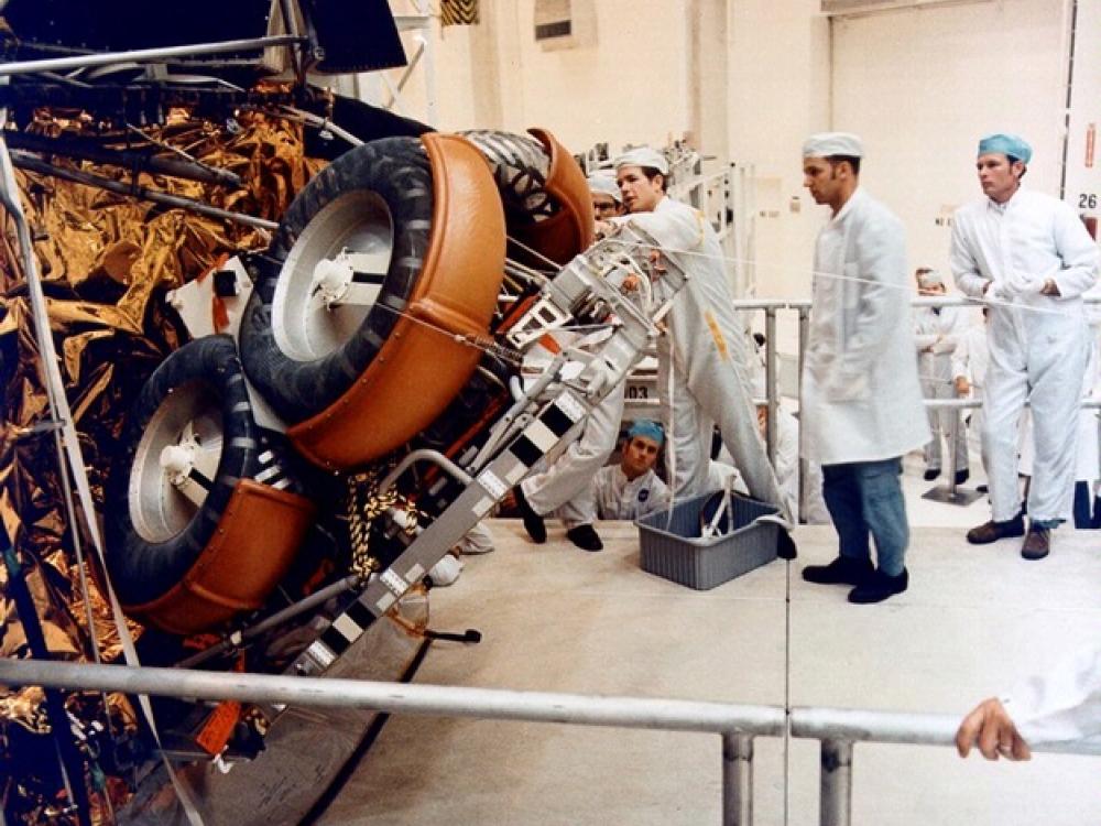 Lunar Rover Folded