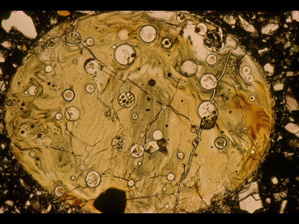 Lunar Breccia Nickel-Iron Shock Melting