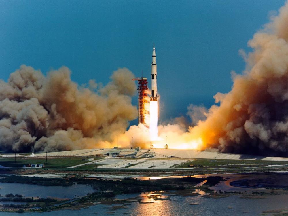 Apollo 16 Liftoff