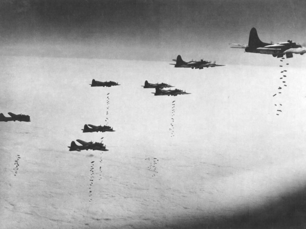 B-17s in Formation