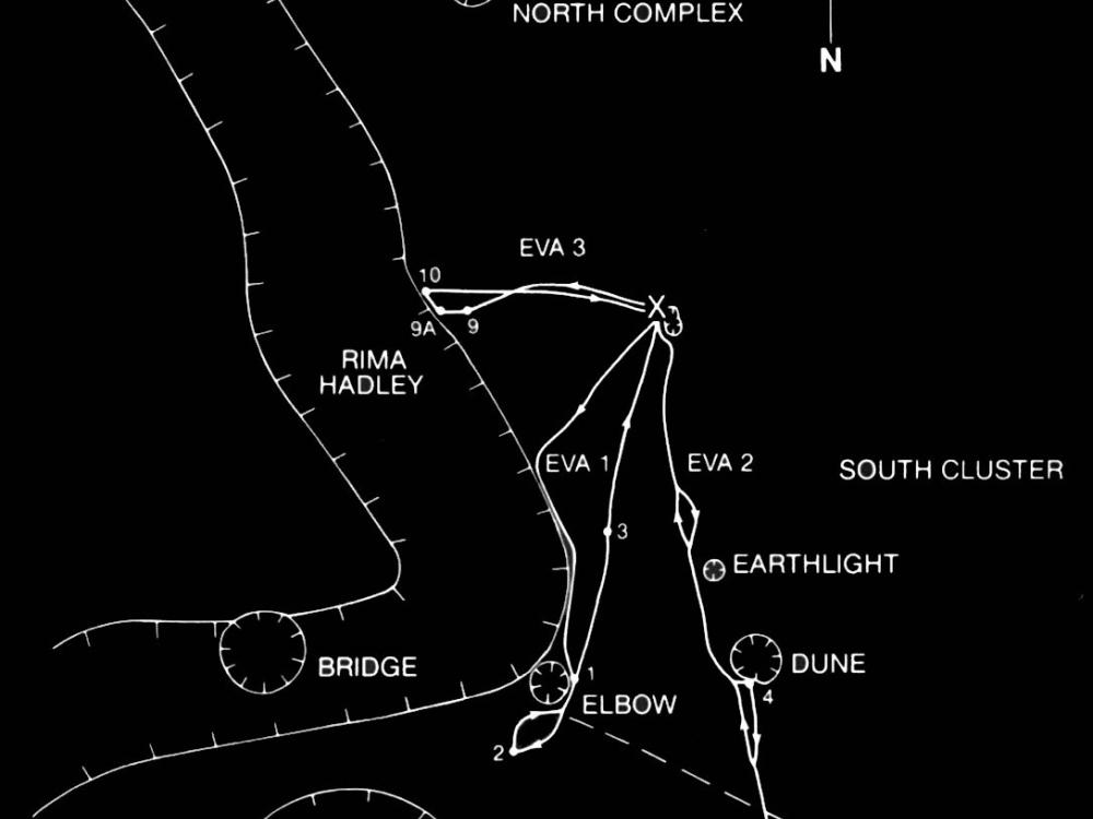 Apollo 15 Traverses