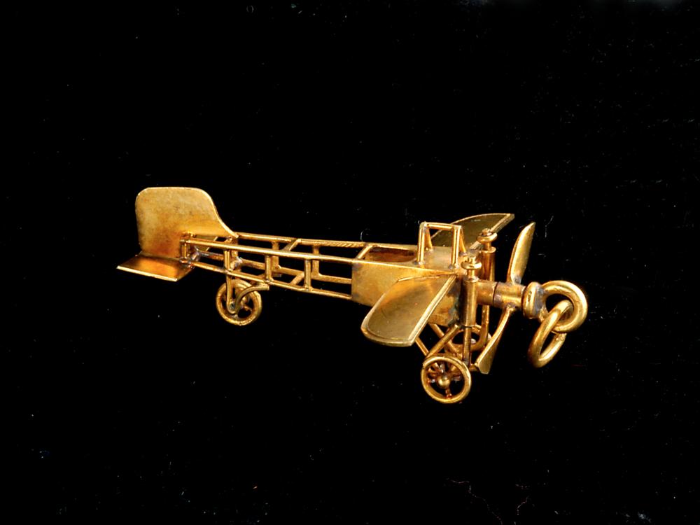 Blériot airplane charm