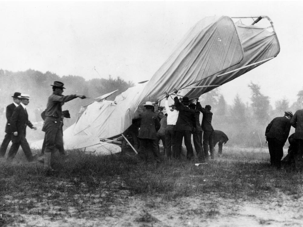 First Fatal Crash in an Airplane