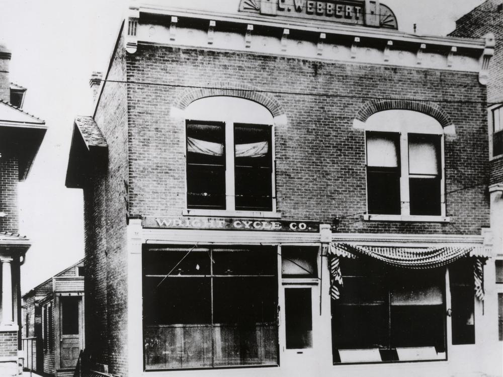 Wright brothers' Dayton bicycle shop