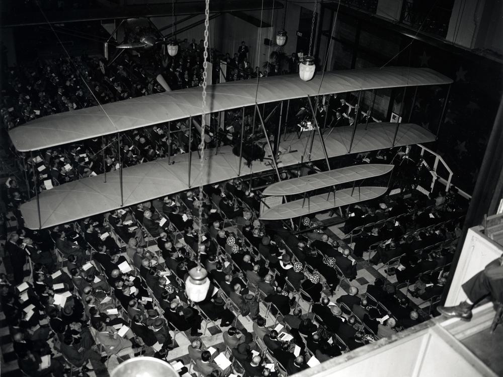 The Wright Brothers Installation ceremony