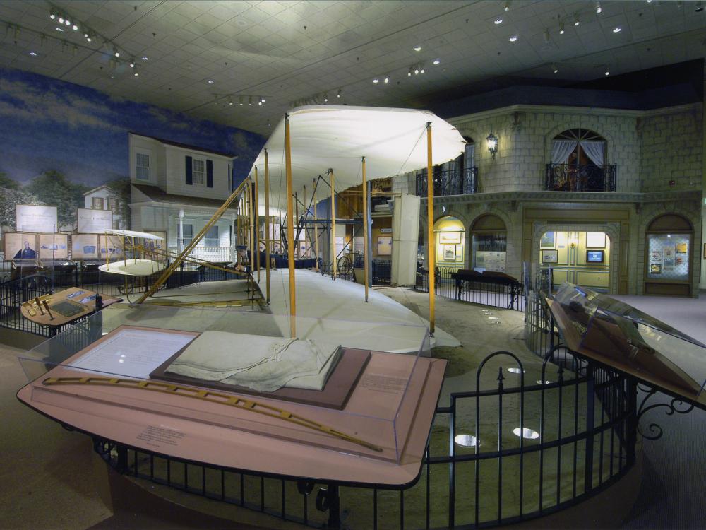 1903 Wright Flyer on Display