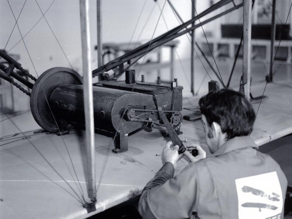 1903 Wright Flyer restoration work