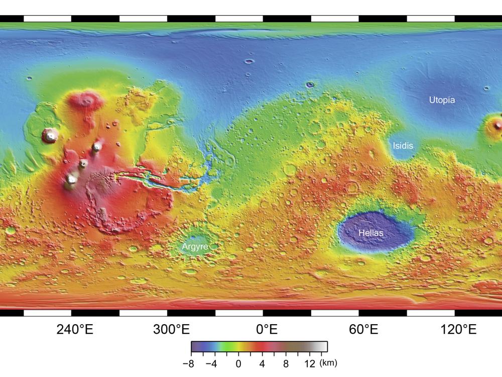 Tharsis Rise, Mars