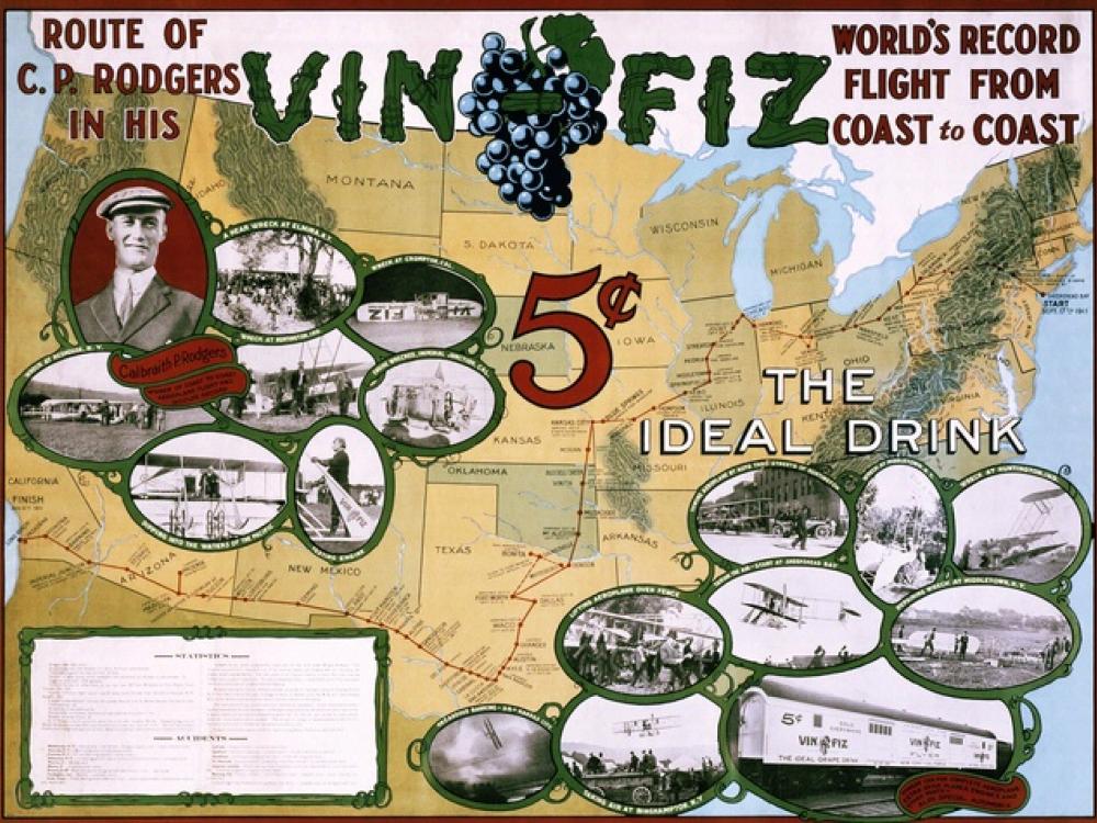 Vin Fiz Poster