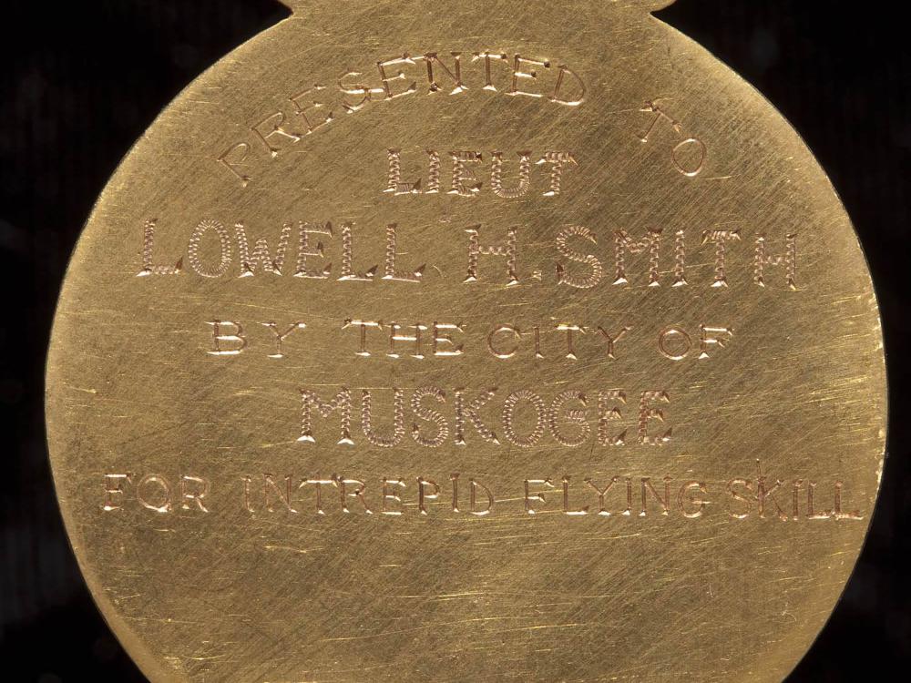 Medal from the City of Muskogee, Oklahoma  (Back)