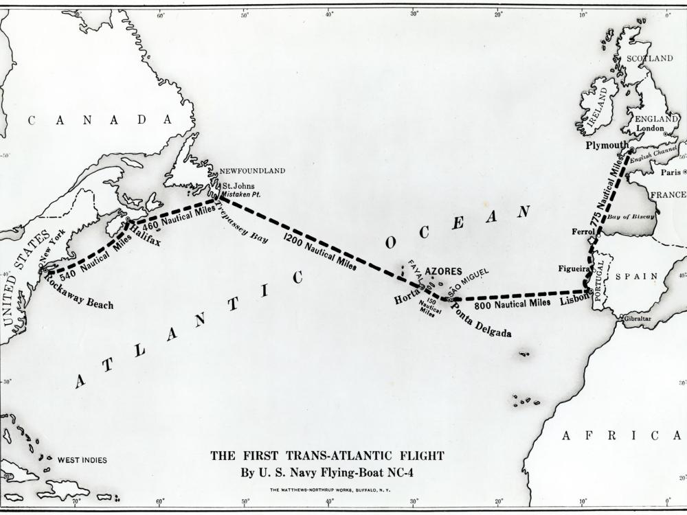 The Route of the NCs Across the Atlantic