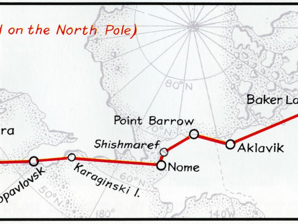 The Lindberghs’ 1931 Route