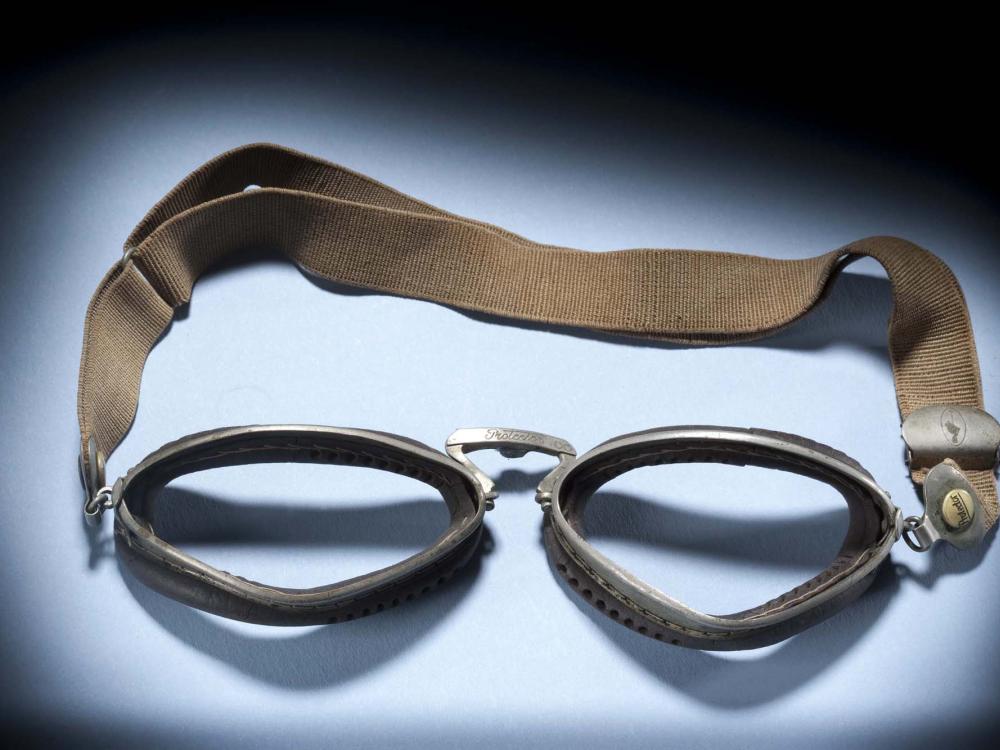 Amelia Earhart’s Flying Goggles (missing lenses)