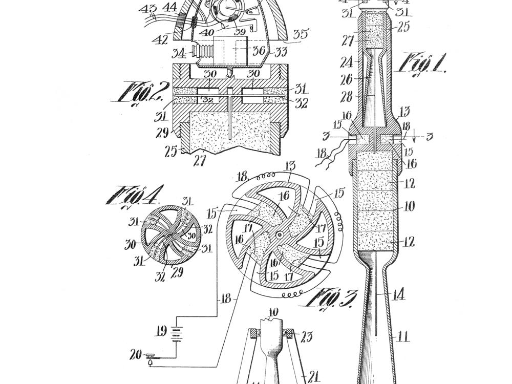 Patent for Robert Goddard's Impoved Rocket Design