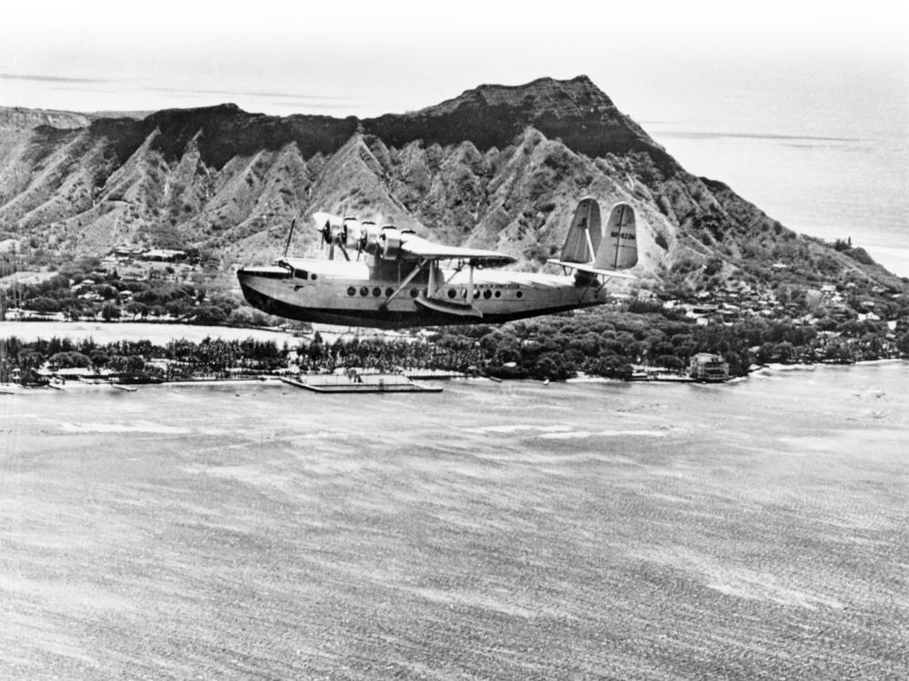 <em>Pan American Clipper</em> near Diamond Head