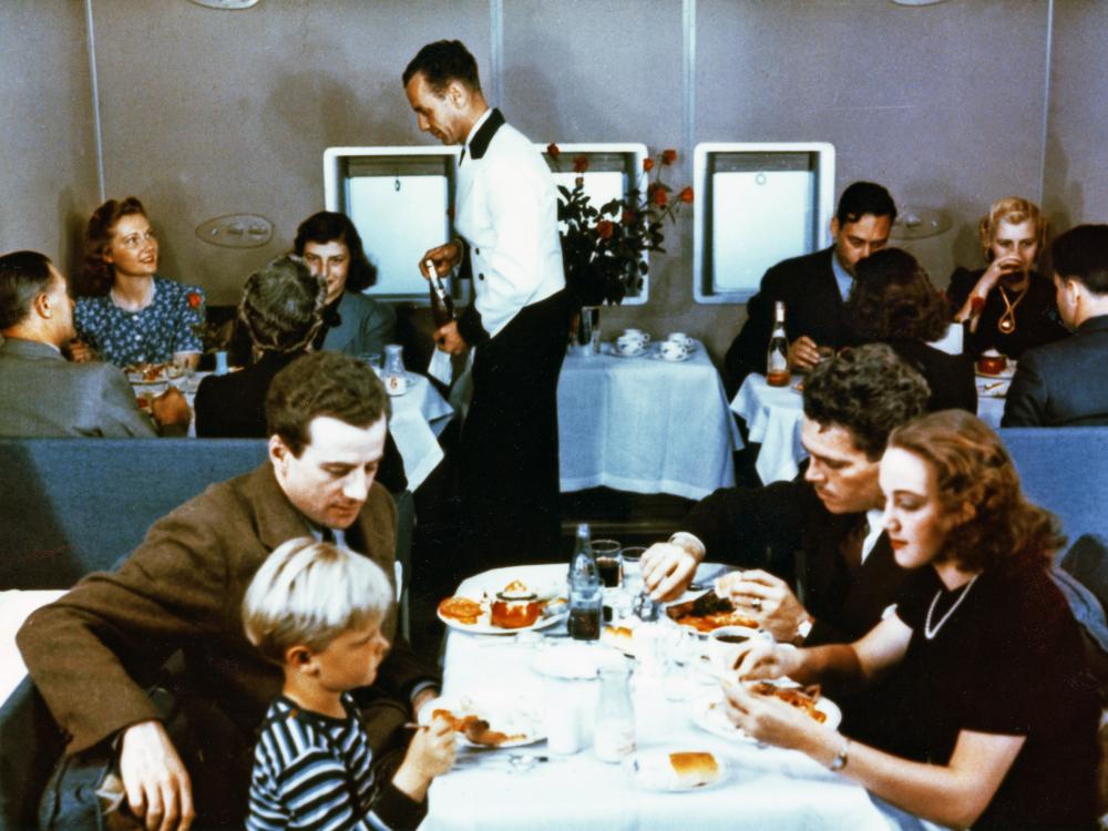 Dining on a Boeing 314