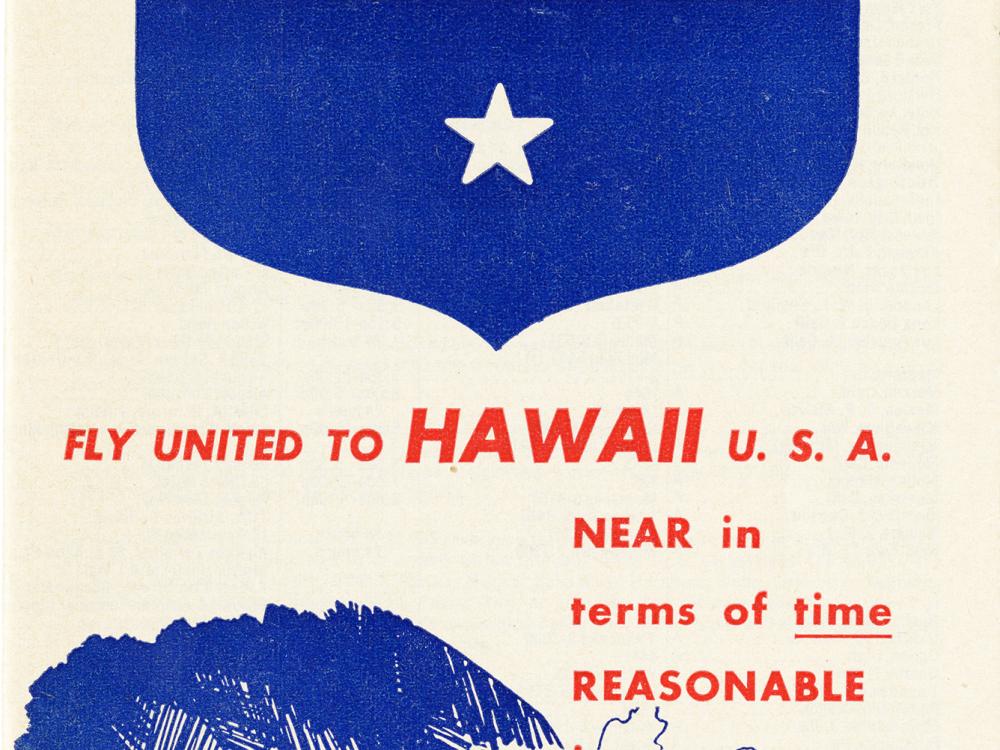 United Airlines Timetable 1951