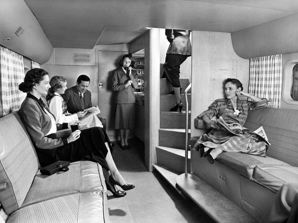 Boeing 377 Stratocruiser Lounge