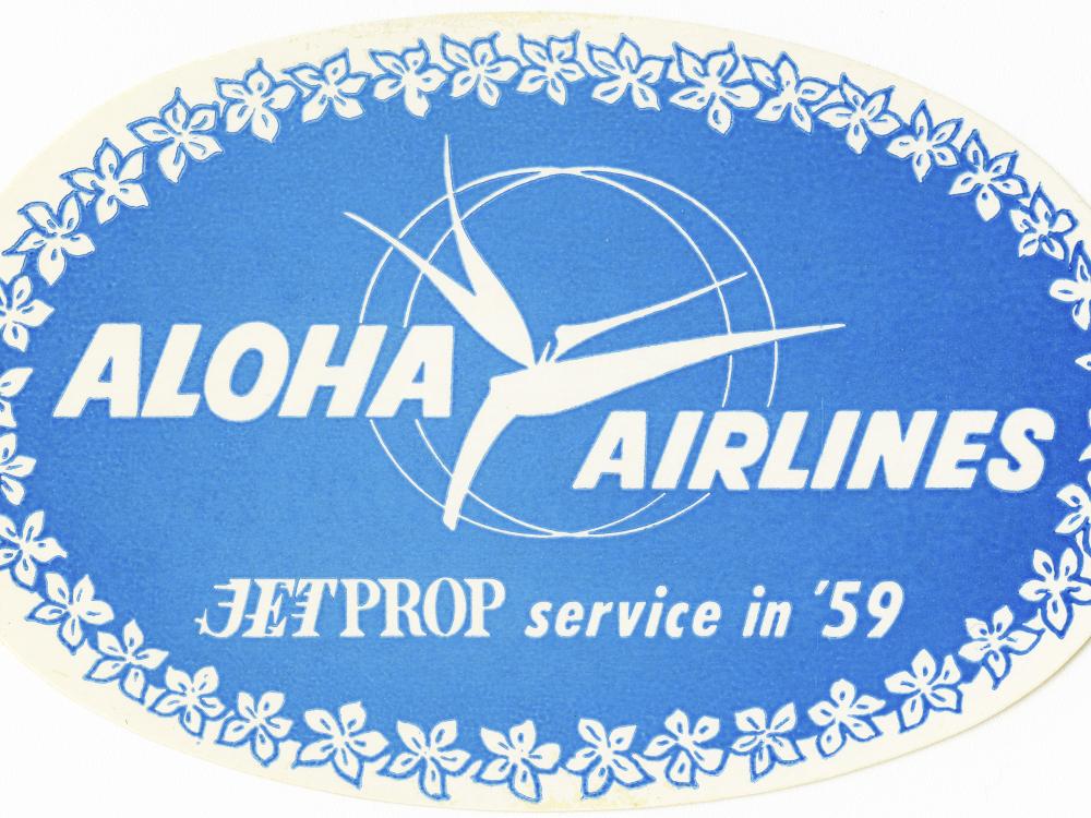 Aloha Airlines Jetprop Service in 1959