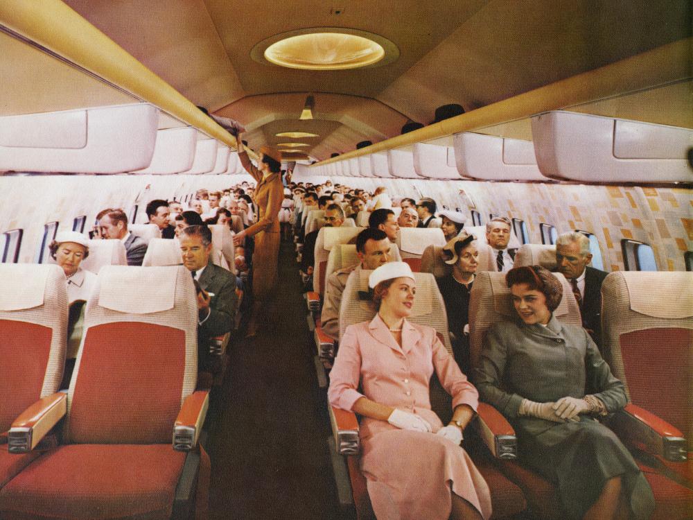 Boeing 707 Passenger Cabin