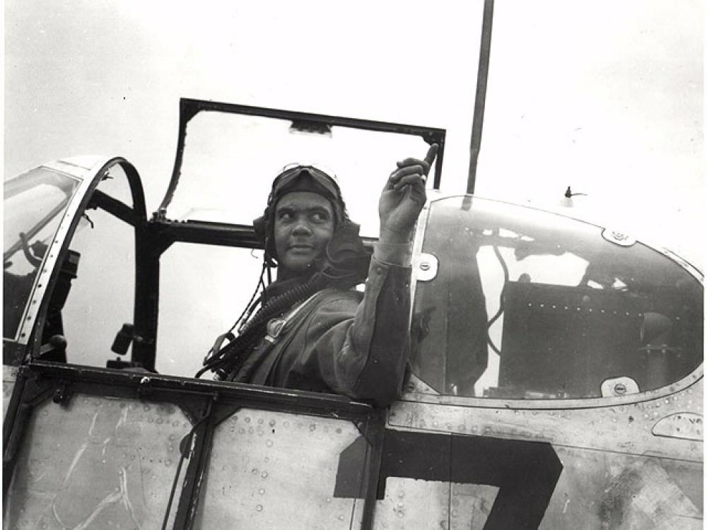 Benjamin O. Davis Jr. in P-51