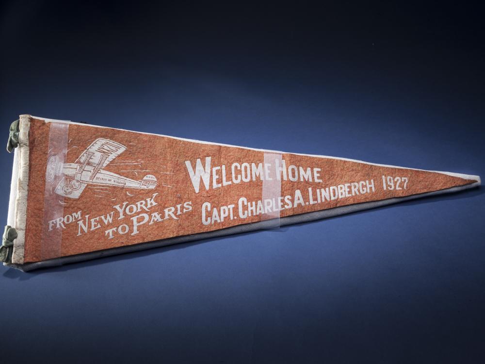 Lindbergh Welcome Home Pennant