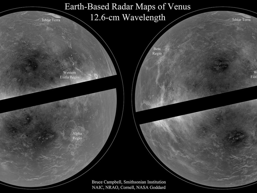 Map of Venus