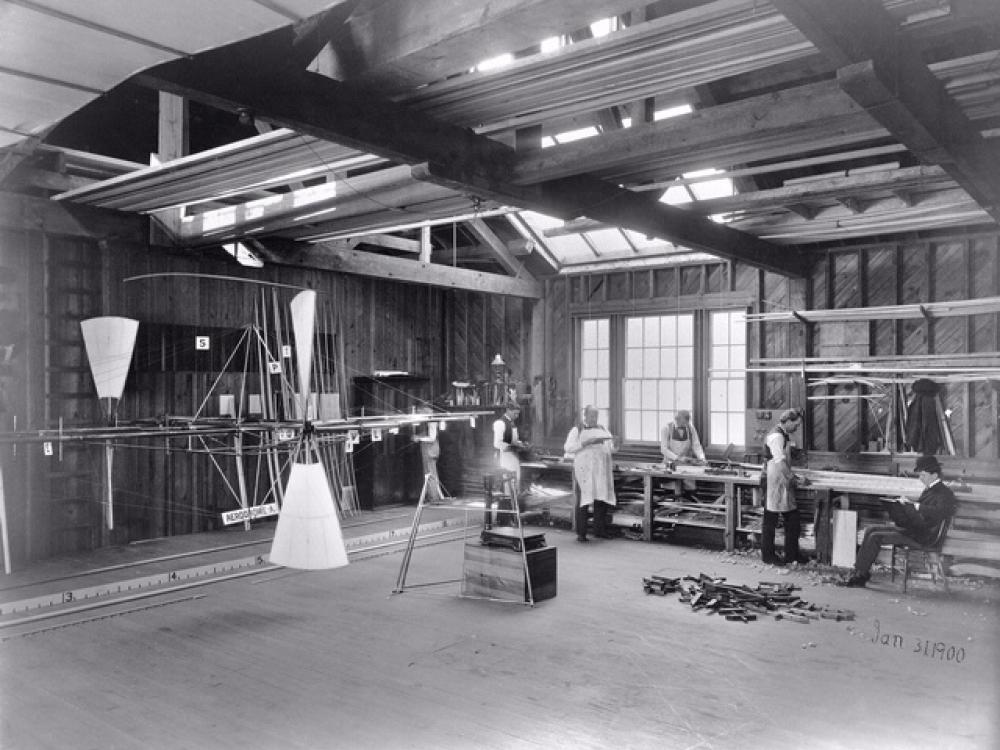 Langley Aerodrome in Workshop