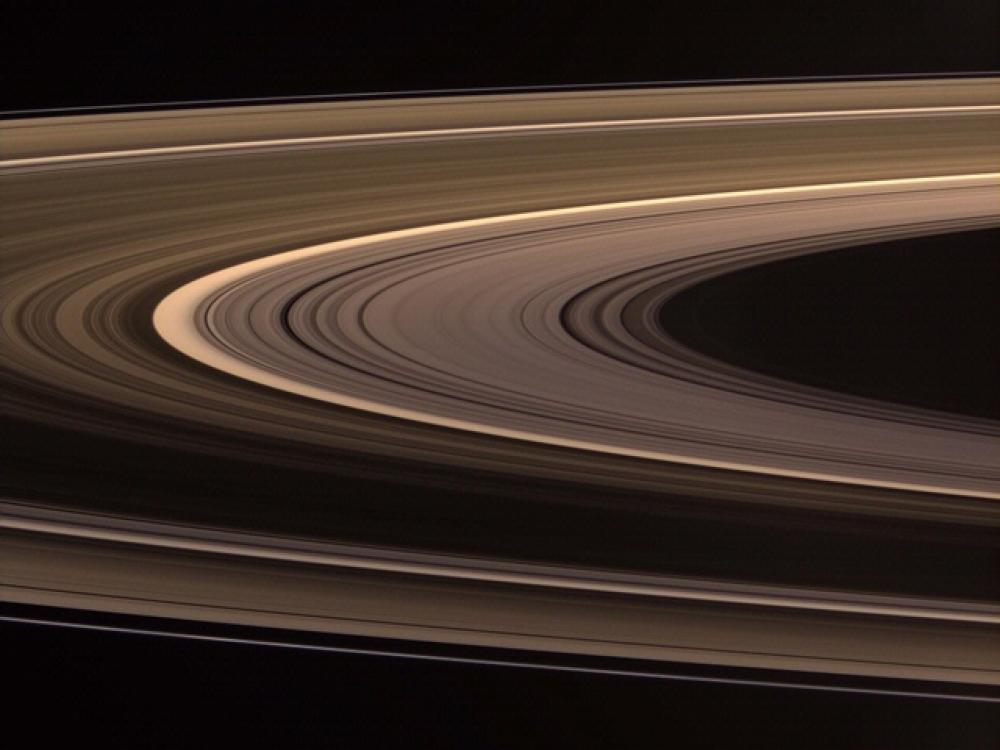 Saturn Rings Aglow