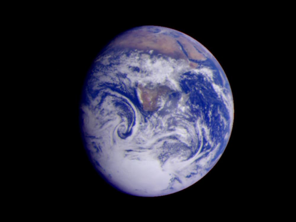 Earth from Galileo Spacecraft