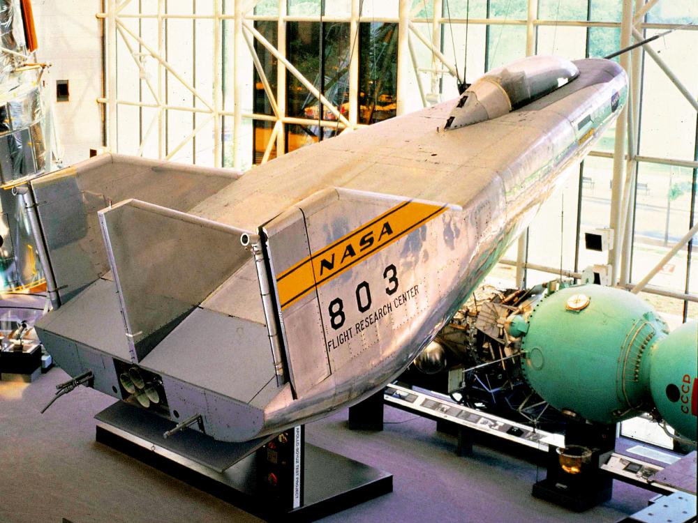 M2-F3 lifting body in Space Race