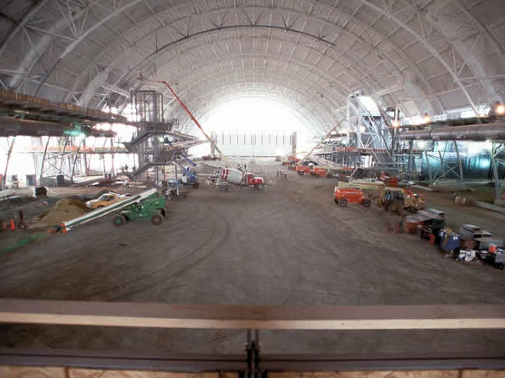 Imagine the hangar filled with aircraft