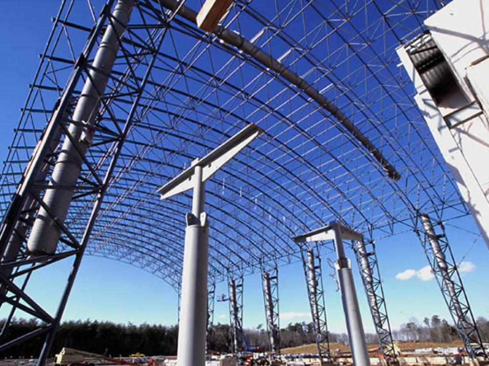 A roof for the Udvar-Hazy Center Space Hangar