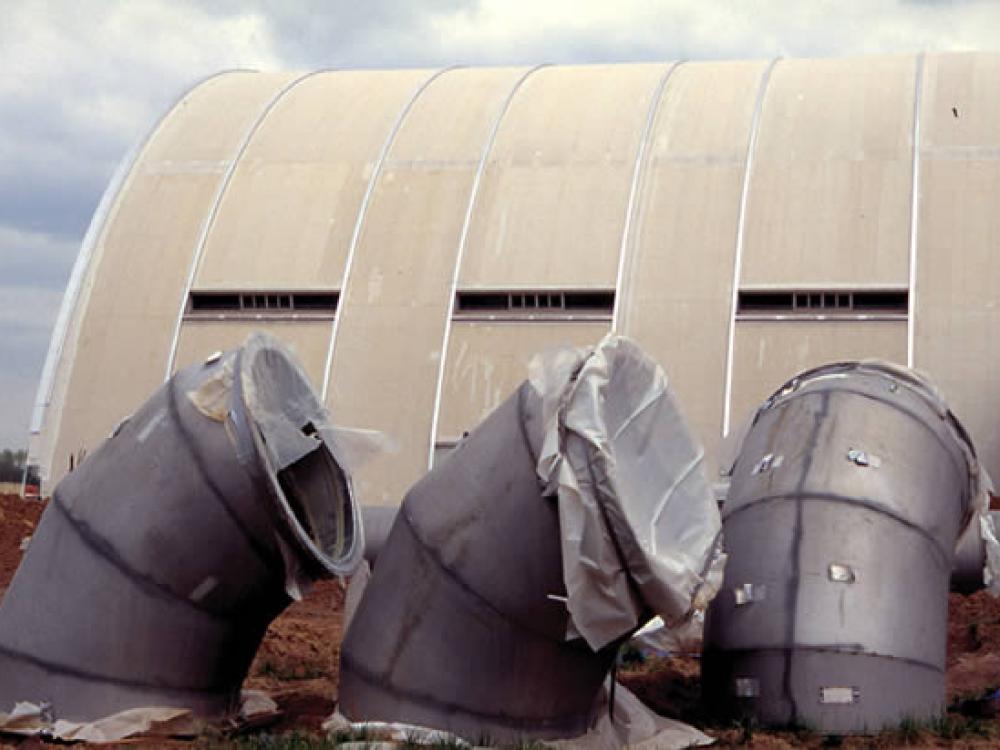 Udvar-Hazy Center Space Hangar and its ducting