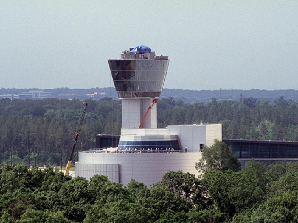 Tower and Udvar-Hazy Center theater