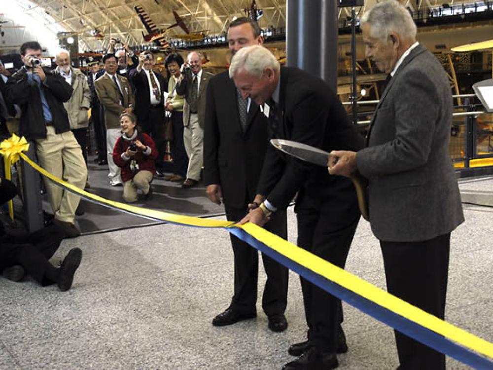 Don Lopez, Jack Dailey, Joe Anderson: Udvar-Hazy Center Ribbon Cutting