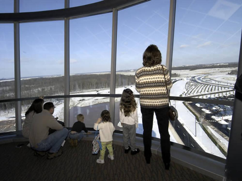 View from the Udvar-Hazy Center tower