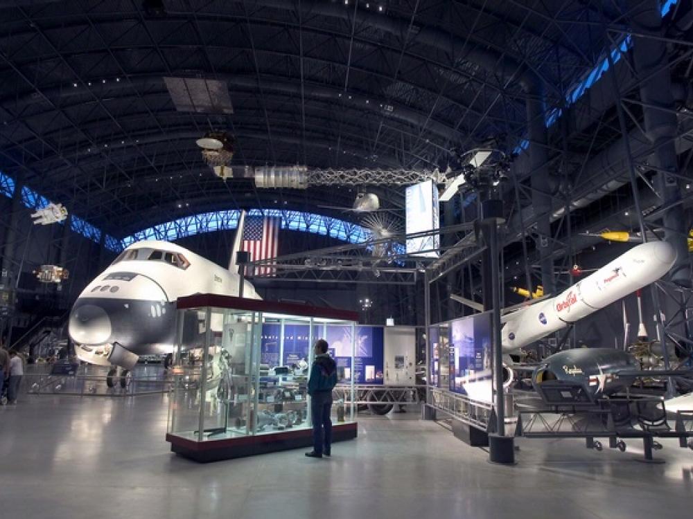 Rockets and missiles case, McDonnell Space Hangar