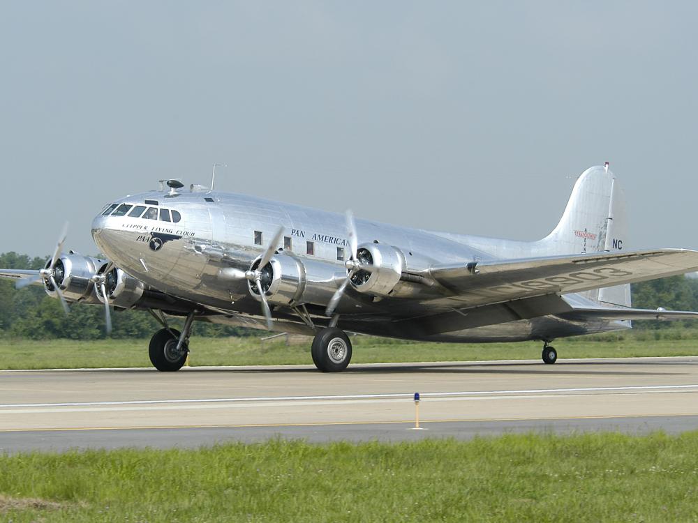 Boeing S-307 Stratoliner Landing