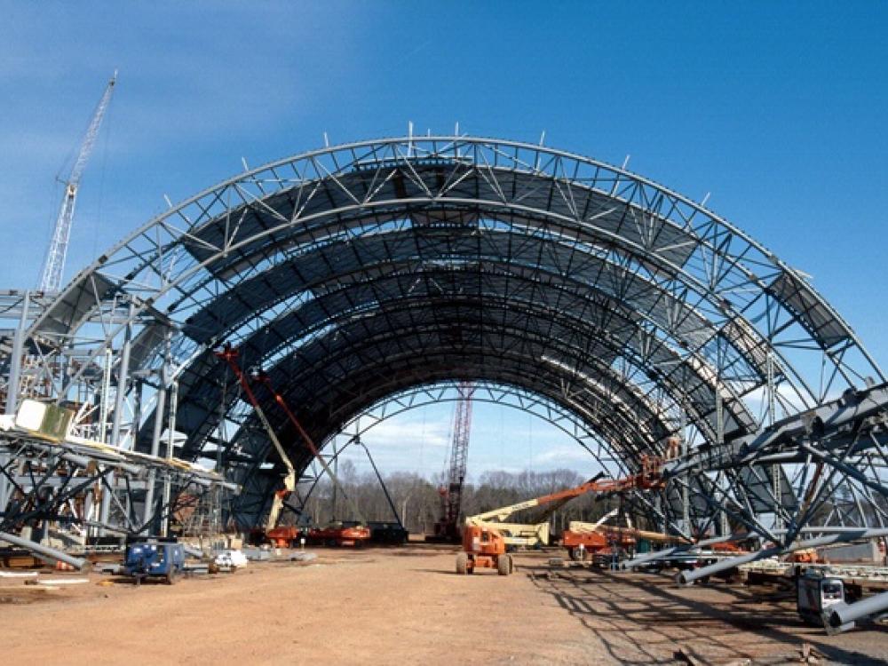 Udvar-Hazy Center Aviation Hangar Construction