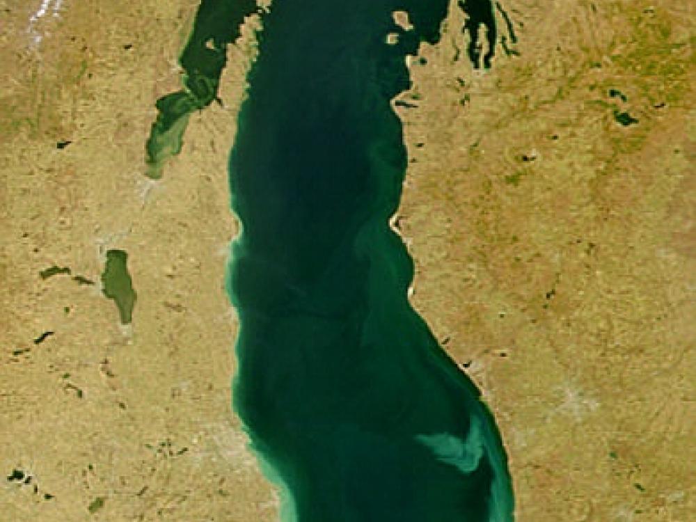 Satellite Image: Lake Michigan 