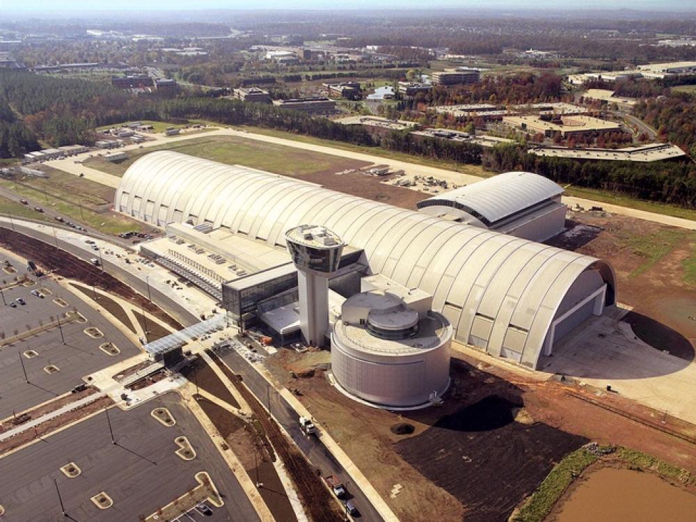 Aerial Photo of Steven F. Udvar-Hazy Center