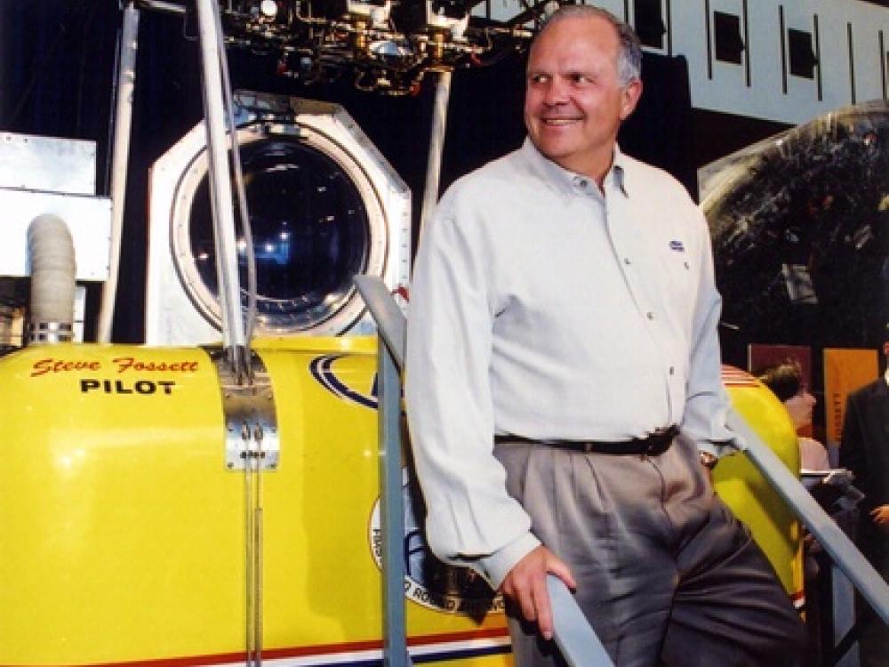 Steve Fossett and His Balloon Gondola