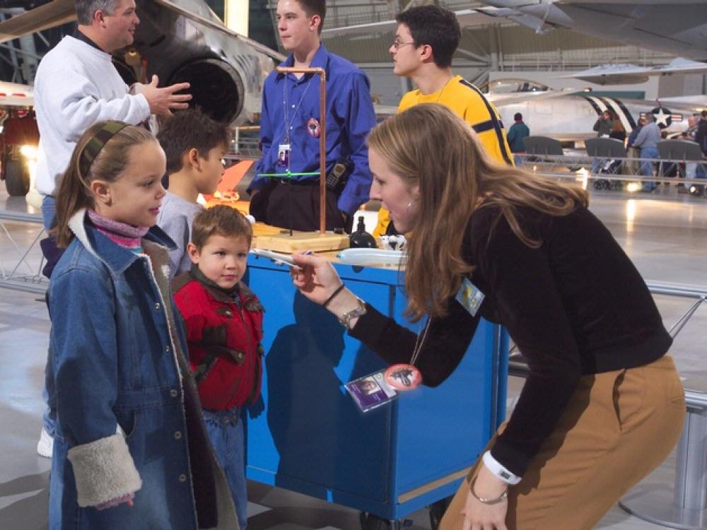 Discovery Station at the Steven F. Udvar-Hazy Center