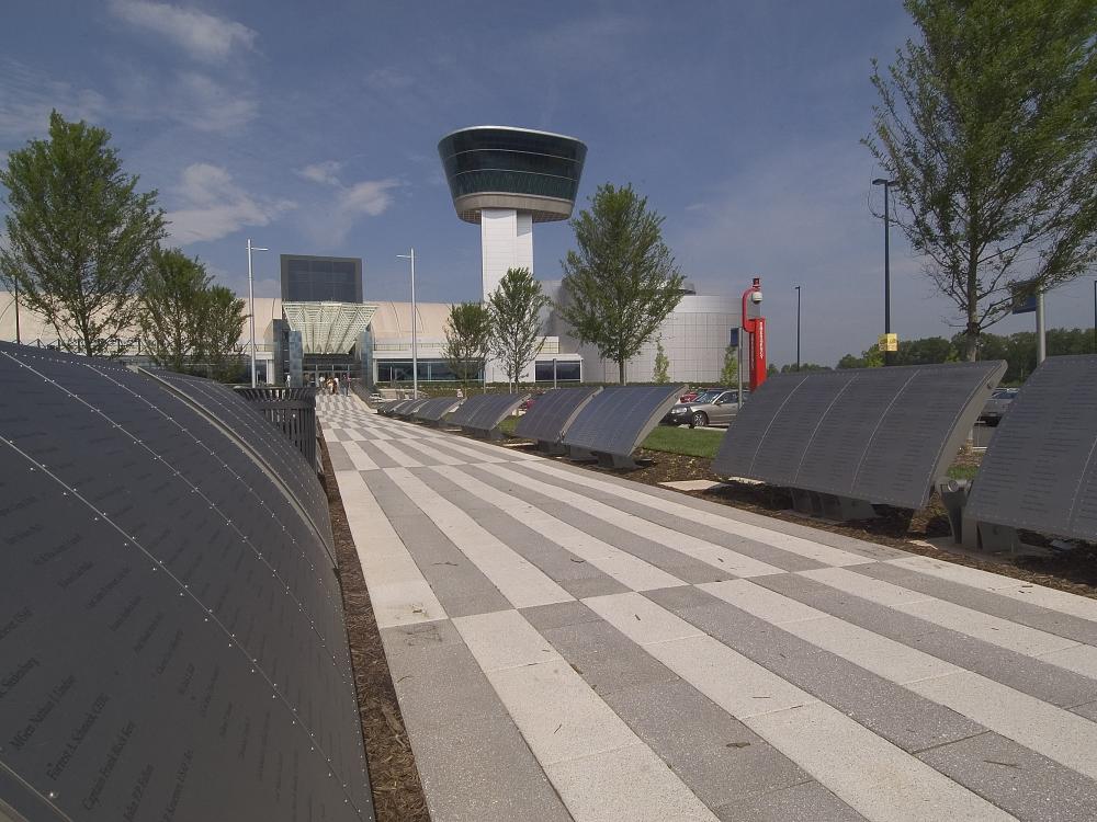 Wall of Honor at the Udvar-Hazy Center Entrance