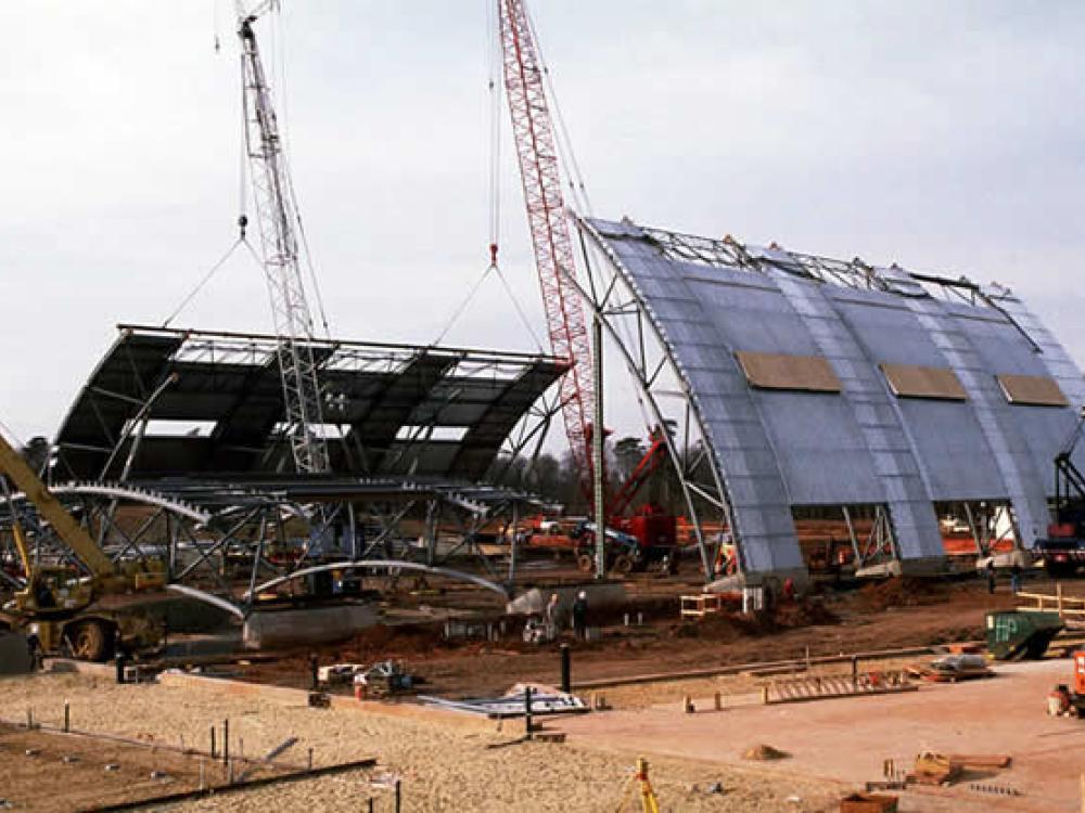 Udvar-Hazy Center roof "blocks" are raised